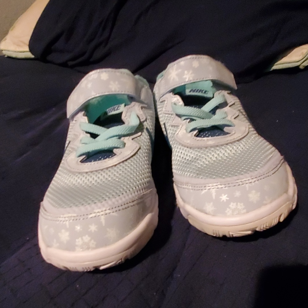 Light blue shoes